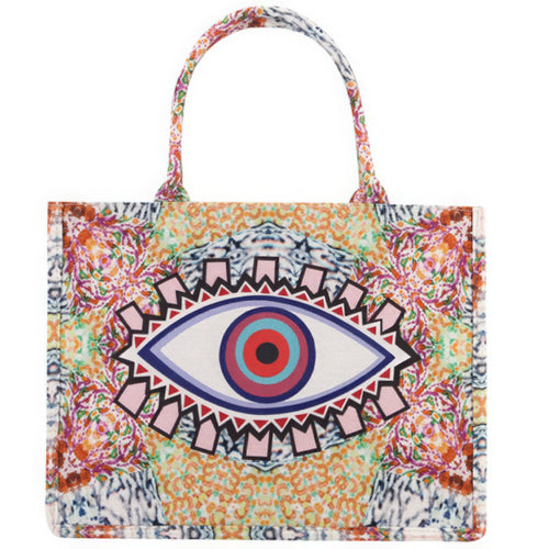 Eye Print Tote Bag