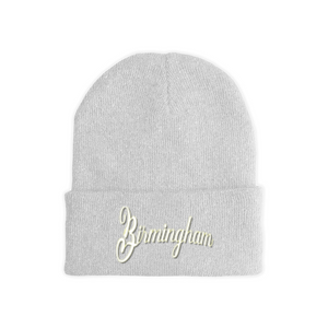 Birmingham Love WHT Beanies