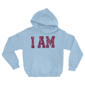 I AM {RED} Hoodies (No-Zip/Pullover)