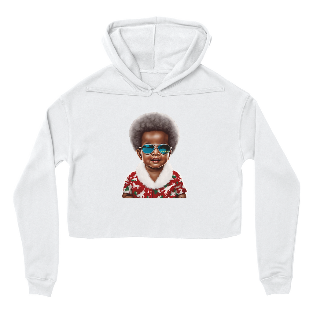 Young Mizz Claus Crop Hoodies