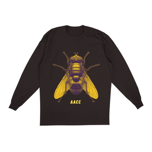 AACC Fly Frequencies # 5 Oversized Duel Sided DTG Long Sleeve Shirts