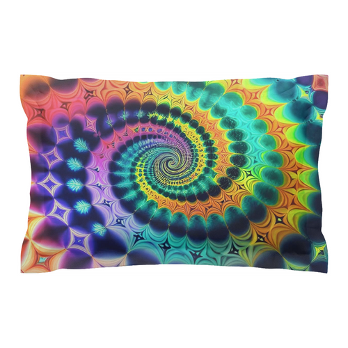 AACC Graphic RainBow Spiral Pillow Shams