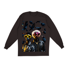 Load image into Gallery viewer, oavs Those Lucky Crows Oversized Long Sleeve Shirts