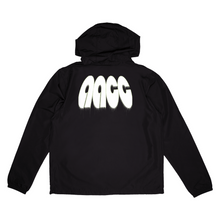 Load image into Gallery viewer, AACC Retro Drip Unisex Quarter-Zip Windbreaker Poly Jacket (WHT)