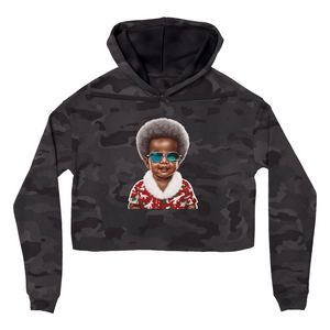 Young Mizz Claus Crop Hoodies