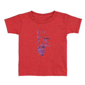 Love and Peace T-Shirts (Toddler Sizes)