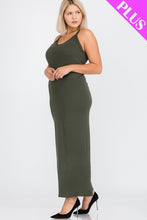 Load image into Gallery viewer, Plus Size Racer Back Maxi Dress