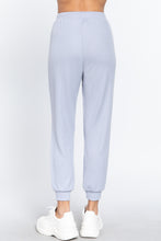 Load image into Gallery viewer, Waist String Detail Hacci Long Pants