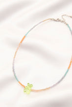 Load image into Gallery viewer, Gummy Bear Charm Beaded Necklace