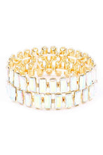 Load image into Gallery viewer, Rectangle Rhinestone Stretch Bracelet