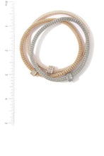 Load image into Gallery viewer, Rhinestone Charm Stretch Bracelet Set
