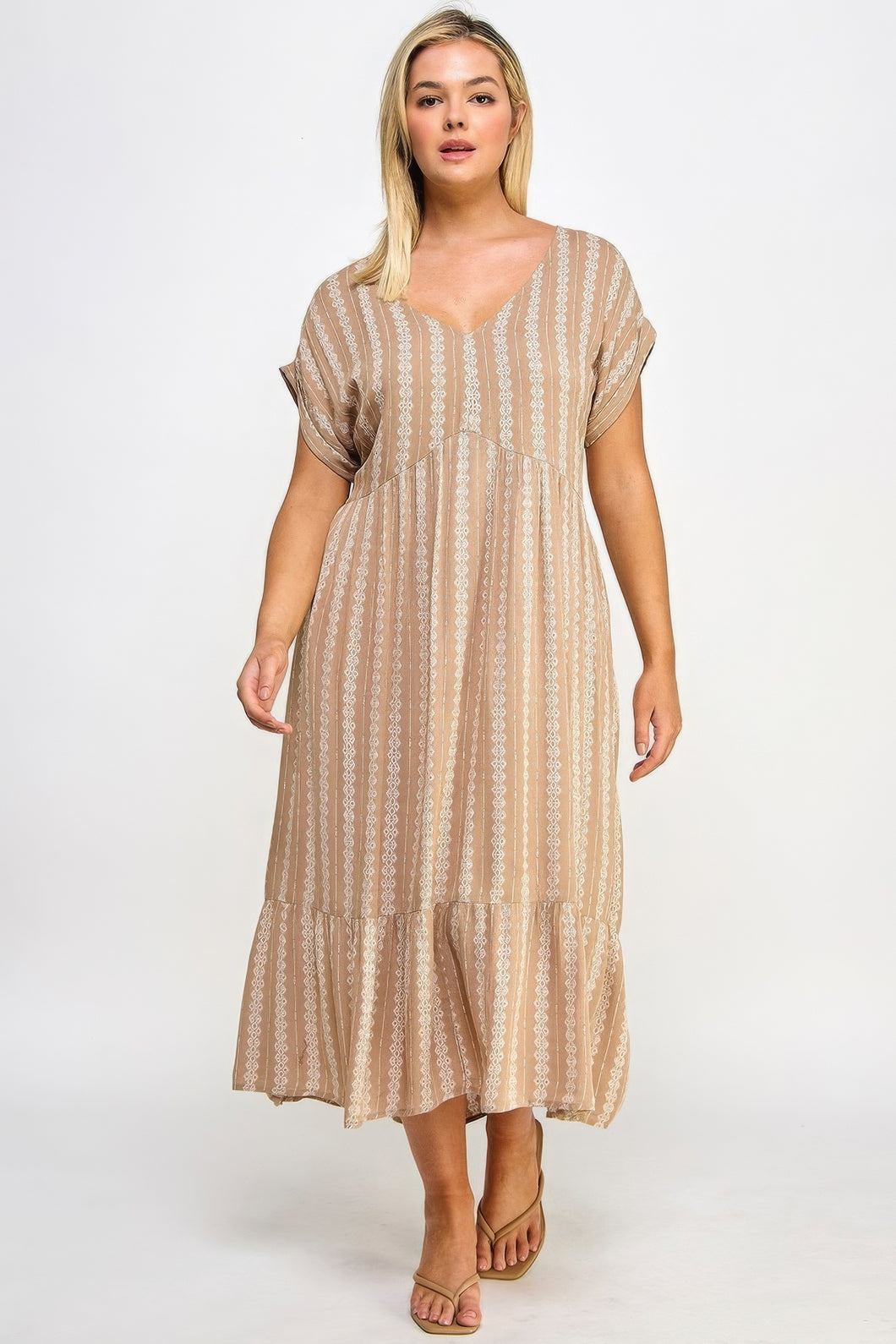 Boho Maxi Dress W/ Slip