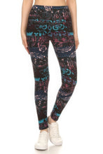 Load image into Gallery viewer, 5-inch Long Yoga Style Banded Lined Mixed Pattern Print