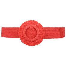 Load image into Gallery viewer, Fringe Circle Straw Belt