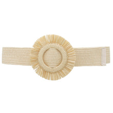 Load image into Gallery viewer, Fringe Circle Straw Belt