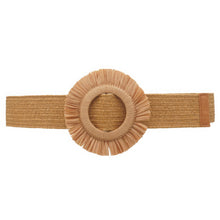 Load image into Gallery viewer, Fringe Circle Straw Belt