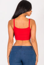 Load image into Gallery viewer, Ribbed Knit Cami Crop Top