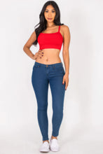 Load image into Gallery viewer, Ribbed Knit Cami Crop Top