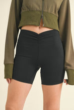 Load image into Gallery viewer, Ruched Waist Biker Shorts