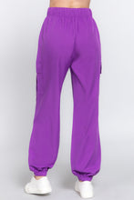 Load image into Gallery viewer, Light Weight Stretch Woven Cargo Jogger Pants