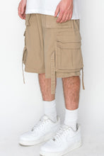 Load image into Gallery viewer, Twill Tuility Jogger Shorts