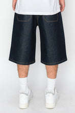 Load image into Gallery viewer, Baggy Fit Raw Denim Shorts