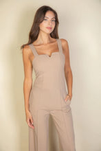 Load image into Gallery viewer, Notched neck cami jumpsuit