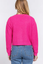 Load image into Gallery viewer, Long slv v-neck sweater cardigan