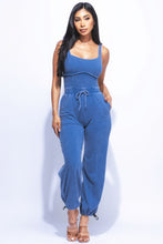 Load image into Gallery viewer, Washed Jumpsuit With Adjustable Ankle