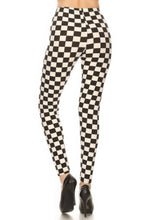 Load image into Gallery viewer, Checkered Printed High Waisted Leggings