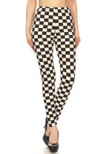 Load image into Gallery viewer, Checkered Printed High Waisted Leggings