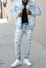 Load image into Gallery viewer, Diamond Denim Jacket