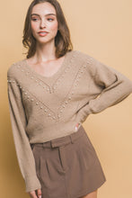 Load image into Gallery viewer, Pearl details sweater