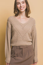 Load image into Gallery viewer, Pearl details sweater