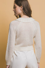 Load image into Gallery viewer, Short collard sweater