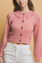 Load image into Gallery viewer, Short collard sweater