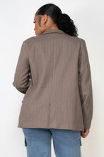 Load image into Gallery viewer, Single-breasted Herringbone Notch Jacket