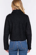 Load image into Gallery viewer, Long Slv Teddy Fleece Short Jacket