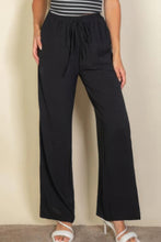 Load image into Gallery viewer, Drawstring Waist Wide Leg Minimalist Pants