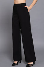 Load image into Gallery viewer, Back elastic straight woven long pants