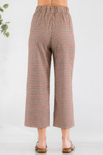 Load image into Gallery viewer, Gingham High Waist Pants