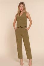 Load image into Gallery viewer, High Waist Pintuck Detail Long Pants