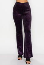 Load image into Gallery viewer, Glittery Flare High-rise Elastic Pants