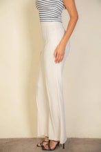 Load image into Gallery viewer, High Waist Stretch Crepe Flare Pants