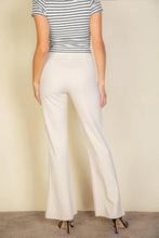 Load image into Gallery viewer, High Waist Stretch Crepe Flare Pants