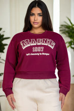 Load image into Gallery viewer, Plus Size Graphic Drop Shoulder Sweatshirt