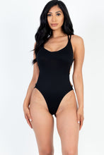 Load image into Gallery viewer, Sexy Solid Color Crisscross Back V-neck Bodysuit