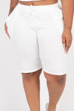 Load image into Gallery viewer, Plus Size French Terry Bermuda Shorts