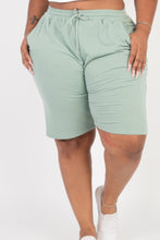 Load image into Gallery viewer, Plus Size French Terry Bermuda Shorts