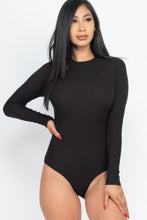 Load image into Gallery viewer, Ribbed Long Sleeve Mock Neck Bodysuit